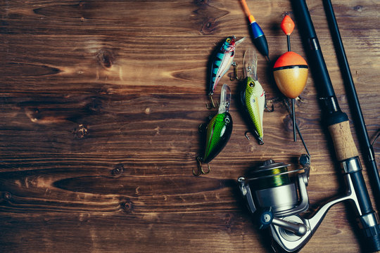 Acessórios para pesca esportiva no Rio Araguaia